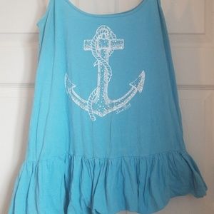 Pink Anchor Tank Top